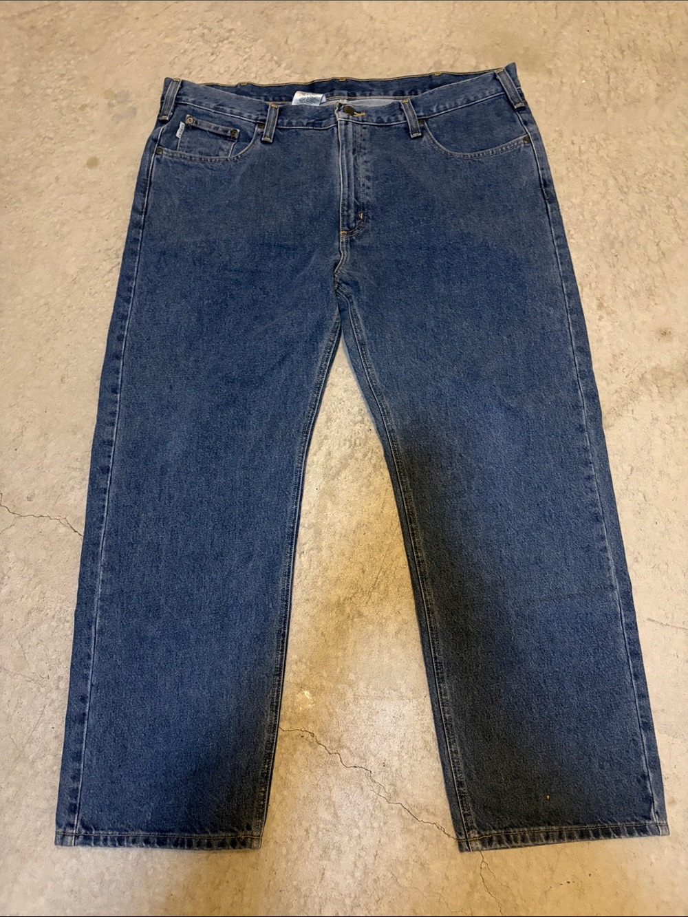 Vintage Carhartt 42x30 B480 DPS Jeans Made in Mexico
